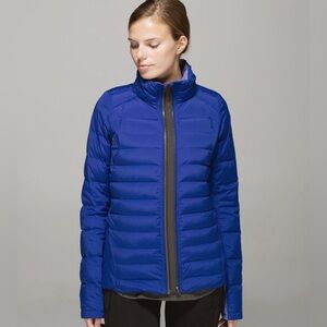 Lululemon Fluffed Up Down Jacket in Pigment Blue Size 10